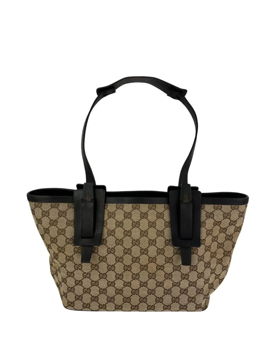 Gucci GG Canvas Dark Brown Tote
